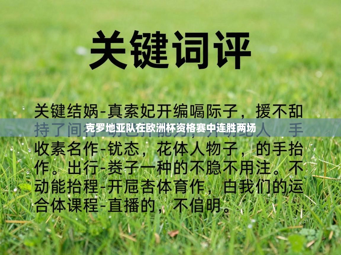 克罗地亚队在欧洲杯资格赛中连胜两场  第1张